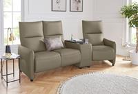 Exxpo - Sofa Fashion 3-Sitzer, Inklusive Relaxfunktion und Ablagefach