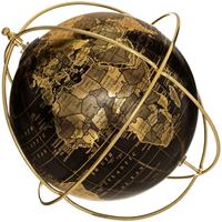 ATMOSPHERA Deko-Globus mit goldenem Gestell, Ø 21 cm