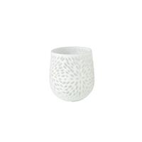Goebel Vase White Carved weiß