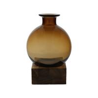 Goebel Vase Smoky Amber braun