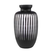 Goebel Vase Black Carved schwarz