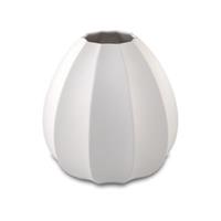 Yomonda Vase 16 cm Concave 14,5 x 14,5 x 16 cm weiß