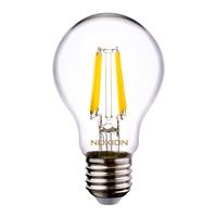 markenlos Noxion Lucent LED E27 Birne Fadenlampe Klar 8.5W 1055lm - 827 Extra Warmweiß Dimmbar - Ersatz für 75W