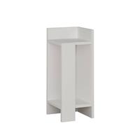 Elos Modern Nachttisch Rechts Modul Weiß 25cm Schmal - White - Decortie