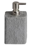 Gedy Sapho Aries vrijstaande zeeppomp 9.4x16.9 cm steen look grijs