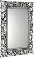 Sapho Scule spiegel met frame 80x120cm zilveren antiek