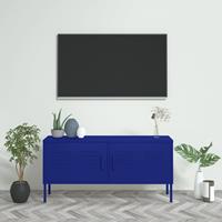 VidaXL TV-Schrank Marineblau 105x35x50 cm Stahl 