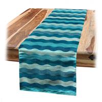 Abakuhaus Tischläufer »Esszimmer Küche Rechteckiger Dekorativer Tischläufer«, Abstrakt Ozean-Wellen im Wasser
