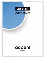 Nielsen fotolijst Accent 30 x 40 cm aluminium wit