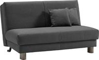 Ell + ell Schlafsofa Â»Enny FaltsofaÂ«, LiegeflÃche Breite 120 oder 140 cm, LiegehÃ¶he 45 cm, FÃ¼ÃŸe alufarben, RÃ¼ck