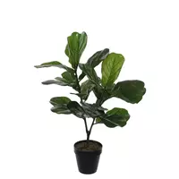 Lesli Living Kunstplant Ficus lyrata in pot h75cm groen