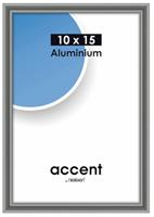 Nielsen fotolijst Accent 10 x 15 cm aluminium grijs