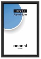 Nielsen fotolijst Accent 10 x 15 cm aluminium zwart