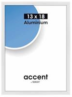 Nielsen fotolijst Accent 13 x 18 cm aluminium wit
