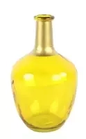 Decostar Fles babet glas l15b15h25cm amber