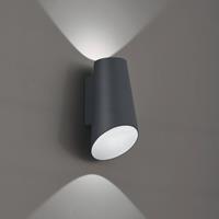 Viokef LED-AuÃŸenwandleuchte Vista, dunkelgrau