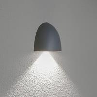 Viokef LED buitenwandlamp Bauta, donkergrijs