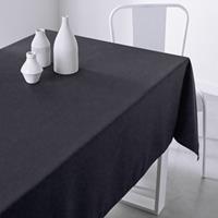 Today Tafelkleed - Tafellaken Zwart - Tafelkleed 150 X 250 Cm - Polyester Tafelkleed - Houtskool - Wasbaar Tafelkleed