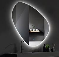 SaniGoods Roxx organische spiegel met LED-verlichting 80x80cm