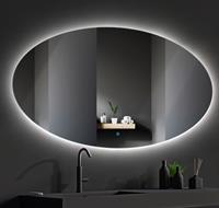 SaniGoods Roan ovale spiegel met LED-verlichting 140x90cm
