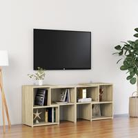 Tv-meubel 104x30x52 Cm Spaanplaat Sonoma Eikenkleurig