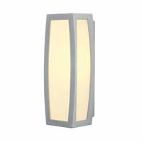 SLV Meridian BOX grijs wandlamp met sensor