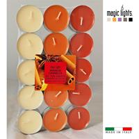 EDM Orangen-Zimt-Duftkerzen 30uni. magische Lichter
