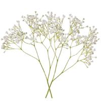 4x stuks kunstbloemen Gipskruid/Gypsophila takken wit 58 cm -