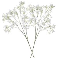 3x stuks kunstbloemen Gipskruid/Gypsophila takken wit 95 cm -