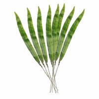 8x stuks kunstplant takken Gladioolblad bladgroen cm -