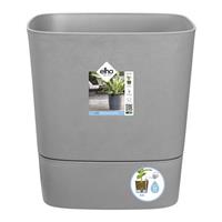 Pflanzgefäß Greensense Aqua Care Quadrat Light Beton 38 cm - Kunststoff - Elho