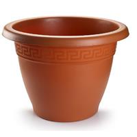 Forte Plastics Bloempot terra cotta rond diameter 50 cm - Bloemen/plantenbak/plantenpot van kunststof