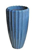 Ptmd Collection Olver Bloempot  H90 x Ã48 cm  Keramiek  Blauw