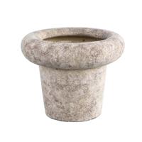 Ptmd Collection Relandi Ronde Bloempot  H28 x Ã35 cm  Cement  Grijs