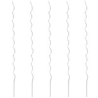 VidaXL Plantenstok spiraal 110 cm gegalvaniseerd staal 5 st