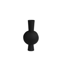 Light & Living Vasen Kavandu Vase matt schwarz 22 x 14 x 40 cm (schwarz)
