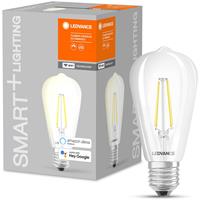 LEDVANCE ,s.a.u -  SMARTE LED-LAMPE MIT WIFI TECHNOLOGIE, SOCKEL E27, DIMMBAR, WARMWEIÃŸ (2700 K), ERSETZT GLÃœHLAMPEN MIT 60 W, SMART+ WIFI