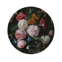 Walljar | Wandcirkel Stilleven met Bloemen, De Heem