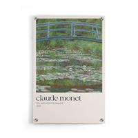 Walljar | Plexiglas schilderij The Japanese Footbridge, Monet