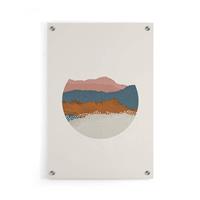 Walljar | Plexiglas schilderij Calm Mountains