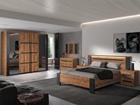 Mobistoxx Complete slaapkamer PAULETTE II tropix hout