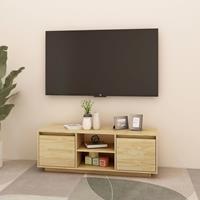 vidaXL Tv-meubel 110x30x40 cm massief grenenhout