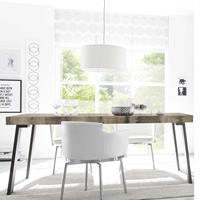 Homedreams Industry Design Tisch in Altholz Optik und Anthrazit 4-FuÃŸgestell