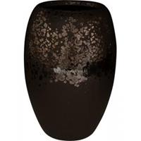 Ter Steege Hoge pot Kae Mocha 23x35 cm ronde bruine hoge bloempot voor binnen