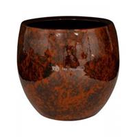 Ter Steege Pot Kae Cayenne 19x16 cm ronde bruine bloempot voor binnen