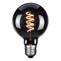 FH Lighting LED lamp, E27, G95, rookkleurig, 4 W, 1800 K, 60 lm