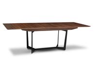 PKline Esstisch Tove + Zusatzplatte Küchentisch Esszimmer Holz Tisch Walnuss Dekor