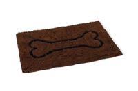 Karlie Dirty Dog Doormat 78 x 51 Centimeter braun Hundefußmatte
