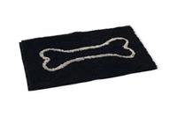 Karlie Dirty Dog Doormat 78 x 51 Centimeter schwarz Hundefußmatte