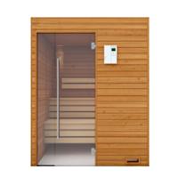 Gartentraum.de Finnische Heim Sauna aus Holz mit Glastür für 2 bis 4 Personen - Tarjous